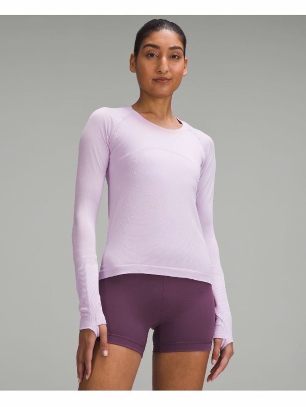 Lululemon Swiftly Tech Long Sleeve 2.0 - Size 6 - Lilac Ether